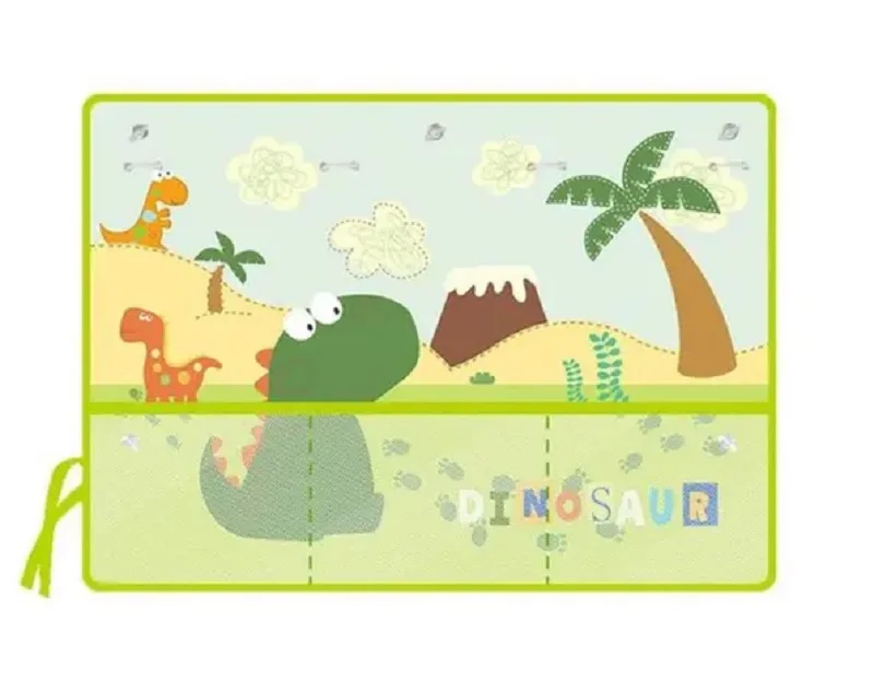 Cortina Solar Infantil com Bolso Organizador — Verde — foto 1