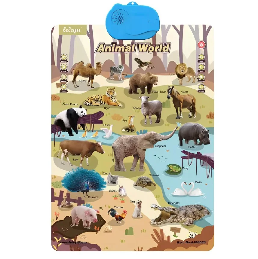 Painel Educacional Interativo — Animais — foto 1
