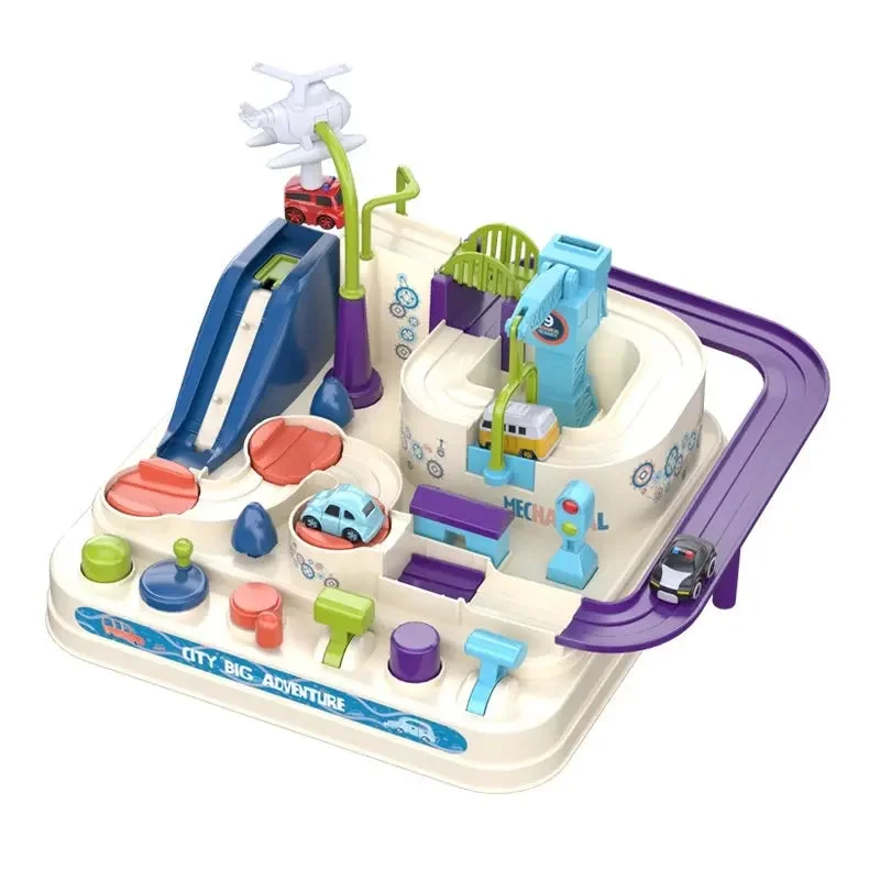 Brinquedo Educativo Trilho de Trem + 4 Peças — foto 1