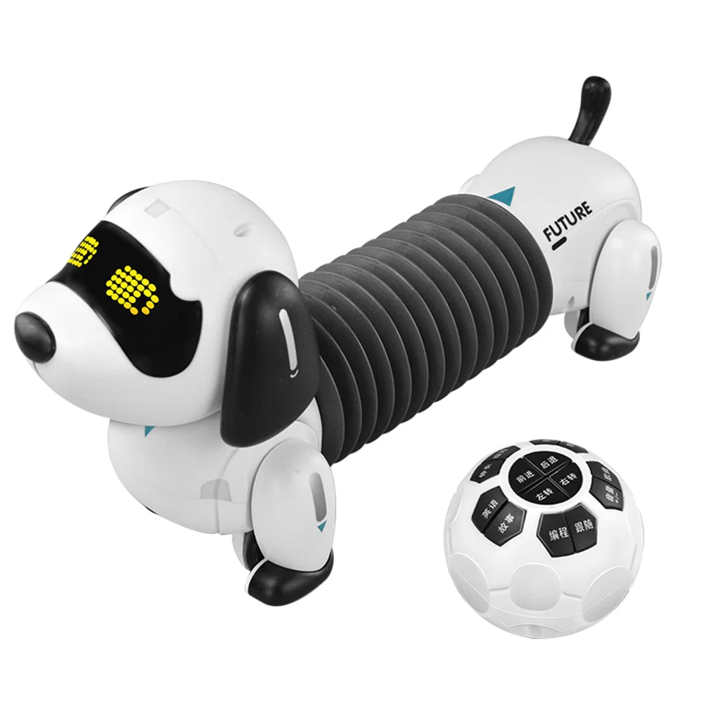 Cachorro Robô Eletrônico com Sensor de Toque Interativo e Controle Remoto — foto 1