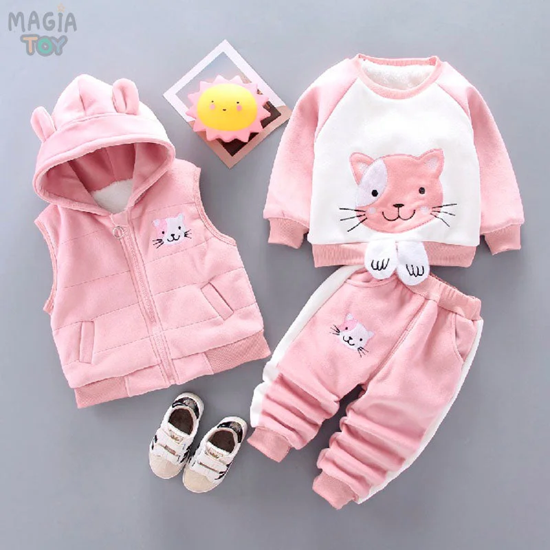 Conjunto Ursinho Magia Toy — Rosa Gatinho / 01 ano — foto 1