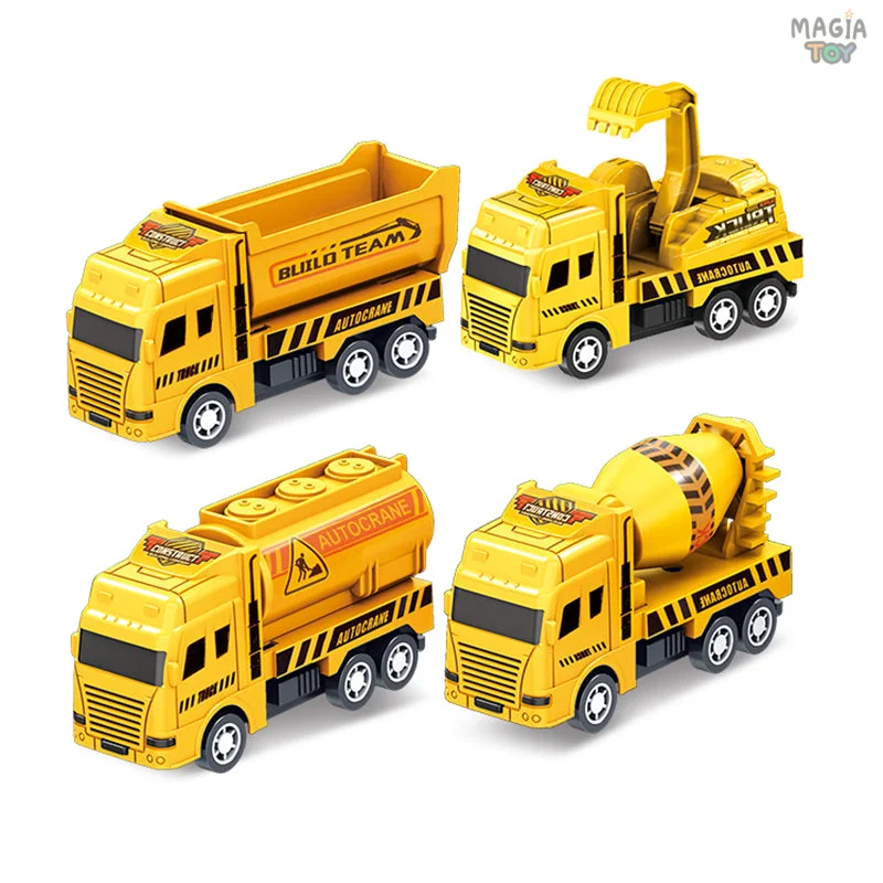 Mestres da Engenharia – Conjunto de Mini Veículos 4 Peças. — 4 Carros — foto 1