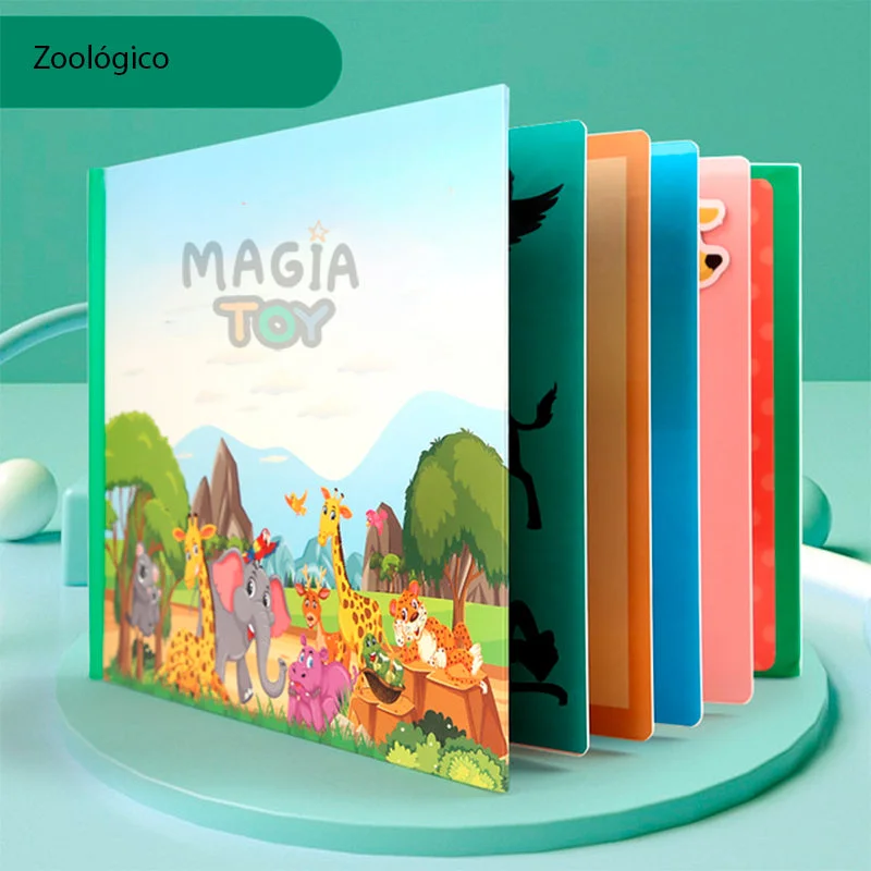 Livro de contar História Montessori Magia Toy — Zoológico — foto 1