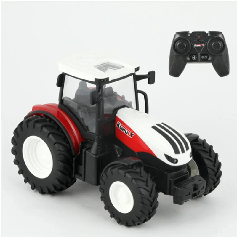 Trator Agrícola escala 1/24 RC 2.4G com Controle Remoto — foto 1