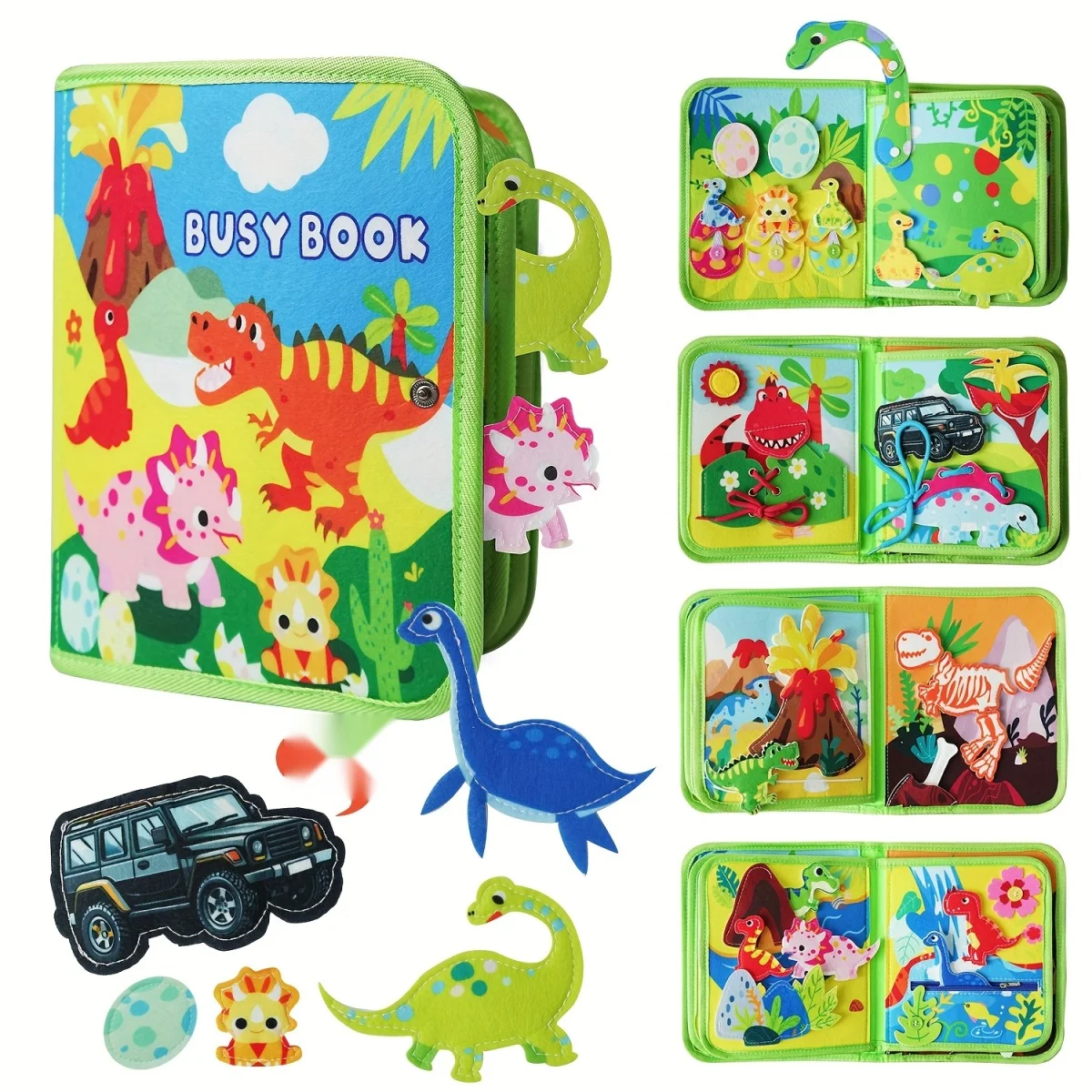 Livro de Atividades Montessori Dinossauros — Padrão — foto 1