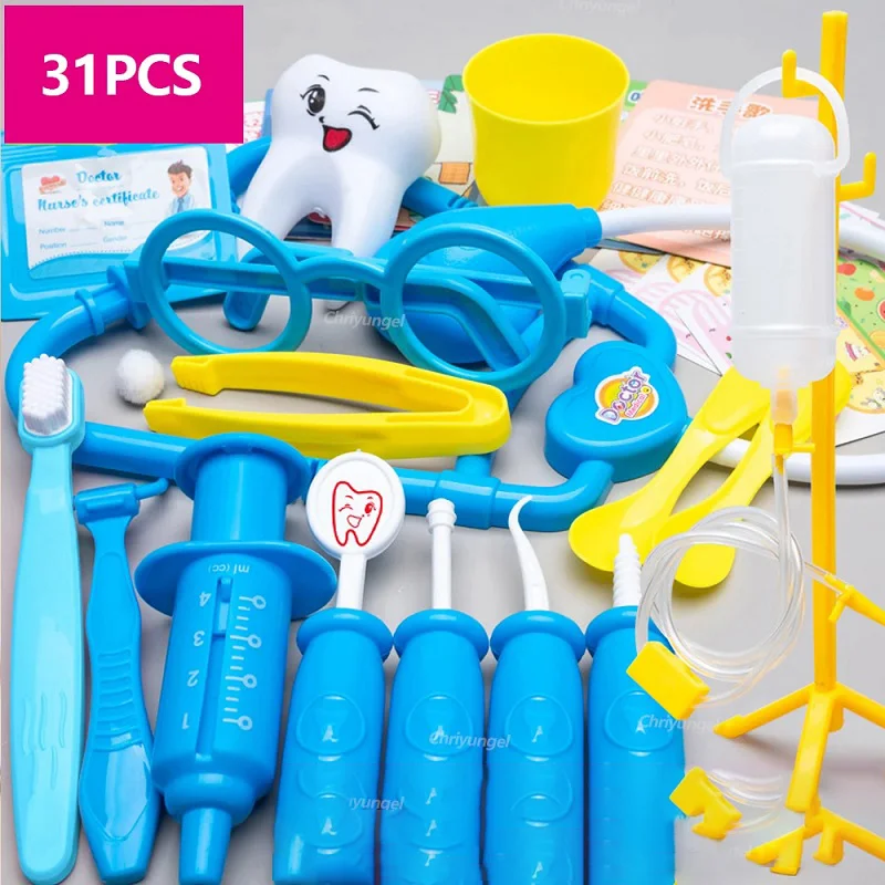 Conjunto Médico Infantil — Azul 31 peças — foto 1