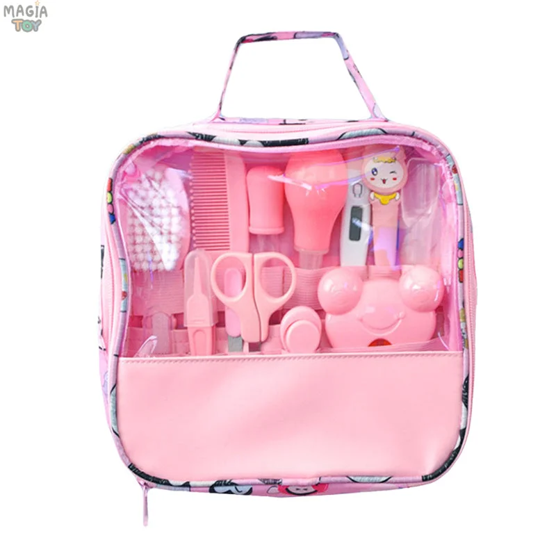 kit primeiros cuidados bebê completo — Rosa — foto 1