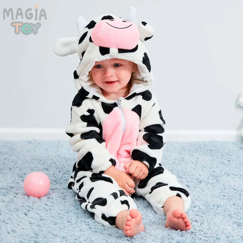 Macacão de Bichinhos Confortável — Vaquinha / 3 meses — foto 1