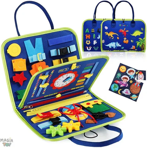 Maleta Montessori Interativa — Azul — foto 1