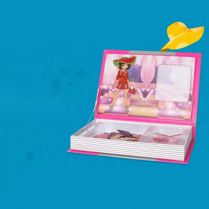 Livro Magnético de Montar Cenas — Vestir a Princesa — foto 1