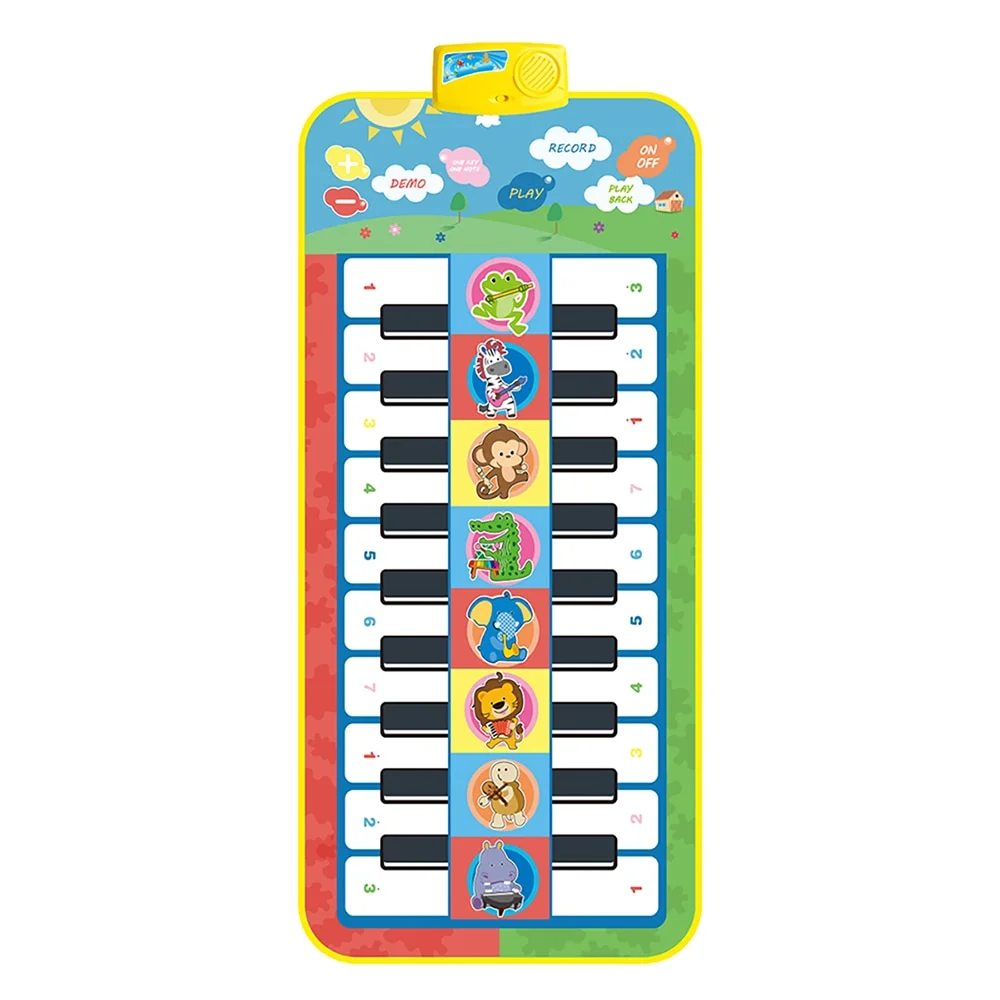 Tapete de Piano Musical Multifuncional — Verde/118 x 50cm — foto 1