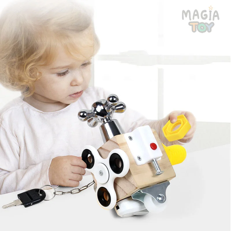 Cubo Montessori – Brinquedo Sensorial — foto 1