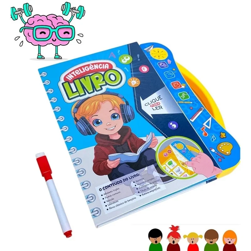 Livro Educativo Inteligente Bilíngue em Português e Inglês — Livro Inteligente Bilíngue — foto 1