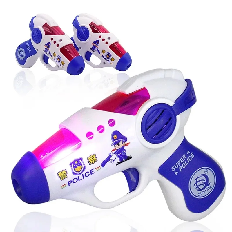 Pistola de Brinquedo com Luz Projetora e Som — Polícia — foto 1